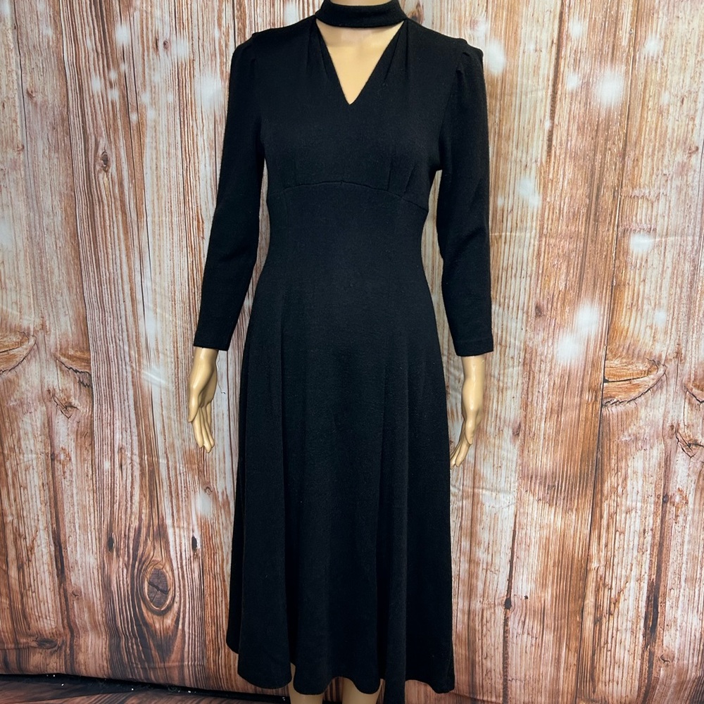 Vintage 90’s Moda International Cutout Neckline Knit Dress